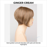 Load image into Gallery viewer, Yuri By Envy in Ginger Cream-Dark golden and ash blondes with pale ash blonde highlights

