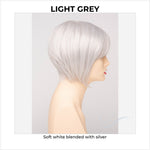 Load image into Gallery viewer, Yuri By Envy in Light Grey-Soft white blended with silver
