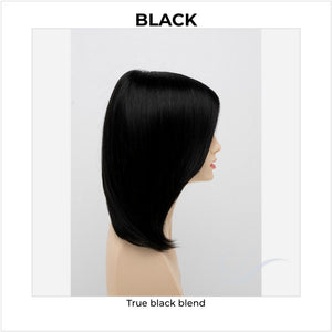 Zoey By Envy in Black-True black blend