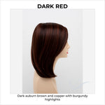 Load image into Gallery viewer, Zoey By Envy in Dark Red-Dark auburn brown and copper with burgundy highlights
