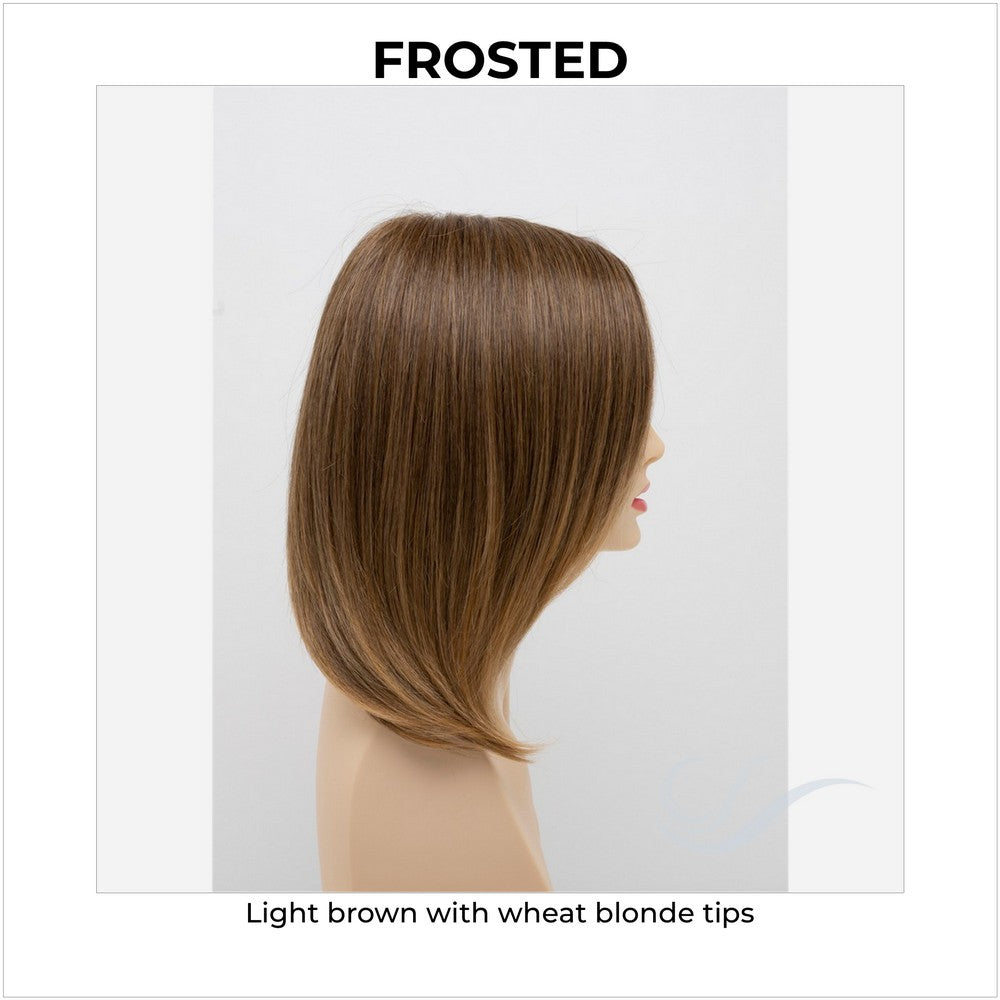 Zoey By Envy in Frosted-Light brown with wheat blonde tips