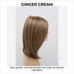 Load image into Gallery viewer, Zoey By Envy in Ginger Cream-Dark golden and ash blondes with pale ash blonde highlights
