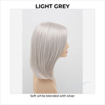 Load image into Gallery viewer, Zoey By Envy in Light Grey-Soft white blended with silver
